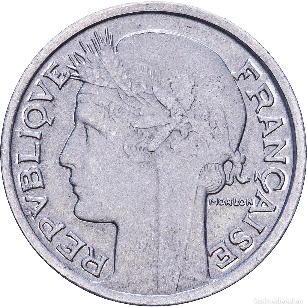 Monedas antiguas de Europa: [#228462] Francia, 50 Centimes, Morlon, 1947, Paris, Aluminio, MBC, KM:894.1a
