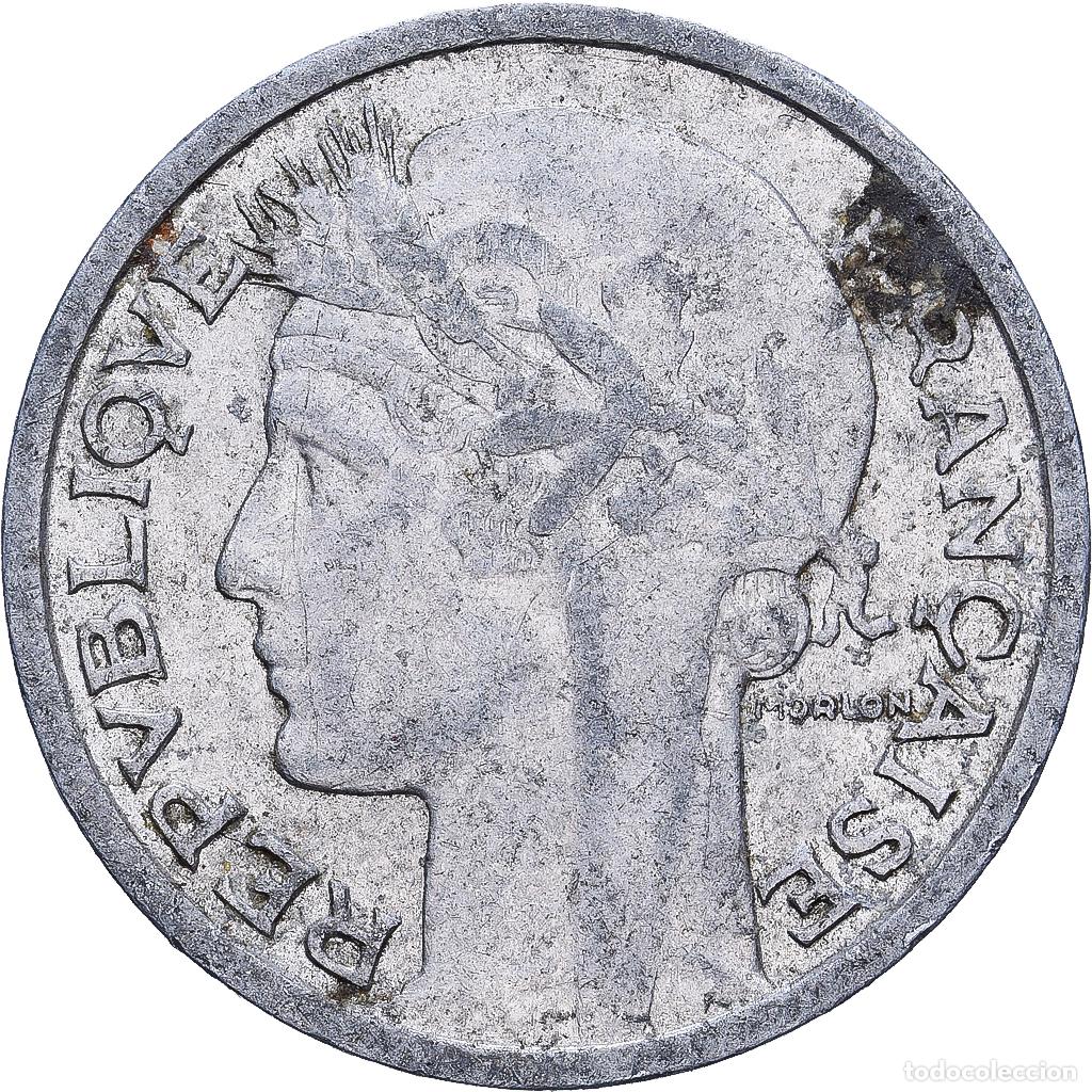 Monedas antiguas de Europa: [#228479] Francia, 50 Centimes, Morlon, 1946, Beaumont - Le Roger, Aluminio, BC+