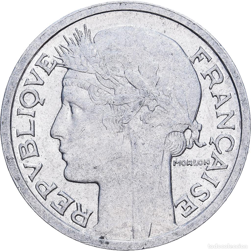 Monedas antiguas de Europa: [#228474] Francia, 50 Centimes, Morlon, 1946, Beaumont - Le Roger, Aluminio, MBC+