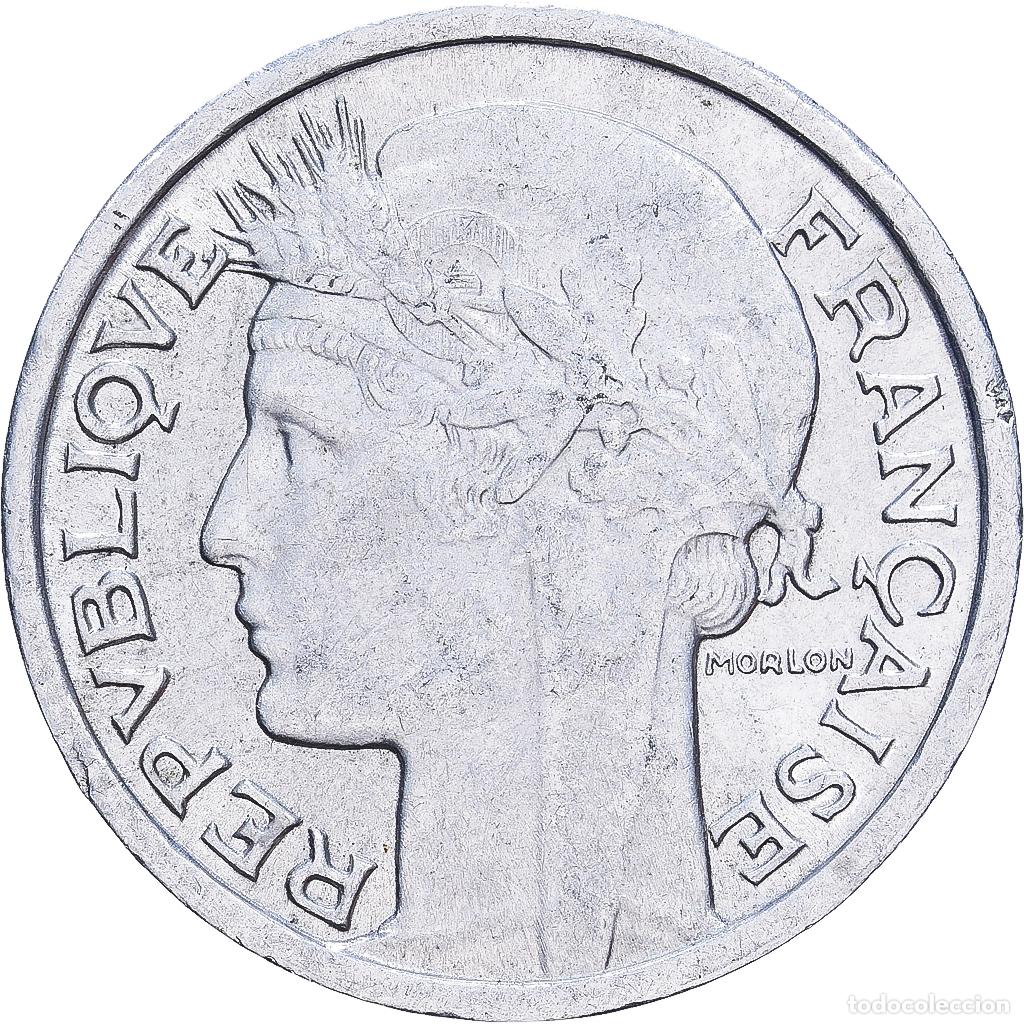 Monedas antiguas de Europa: [#228476] Francia, 50 Centimes, Morlon, 1946, Beaumont - Le Roger, Aluminio, EBC