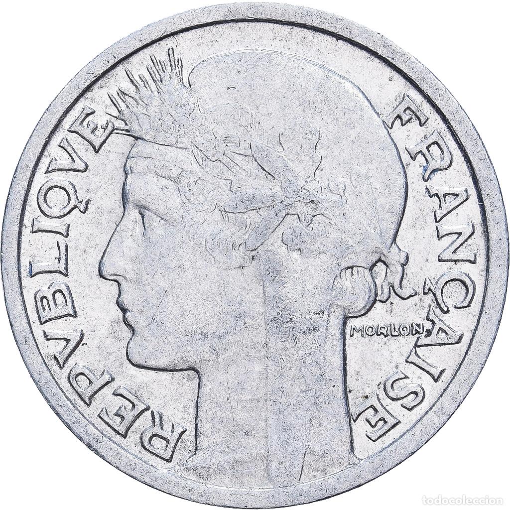 Monedas antiguas de Europa: [#228472] Francia, 50 Centimes, Morlon, 1946, Beaumont - Le Roger, Aluminio, MBC