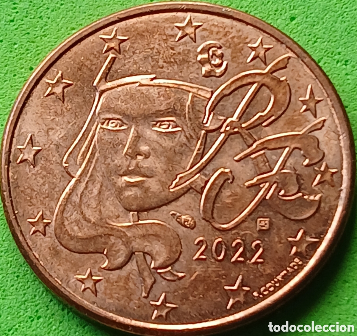 Monedas antiguas de Europa: Francia 5 c&eacute;ntimos 2022 km#1284