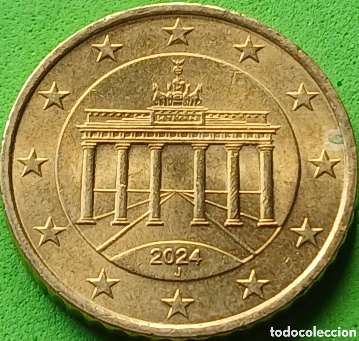 Monedas antiguas de Europa: Alemania 50 c&eacute;ntimos 2024 J km#256 poco com&uacute;n