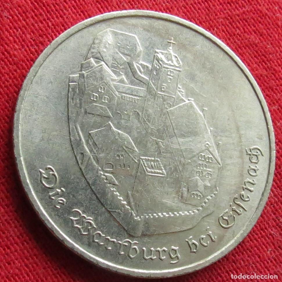 Monedas antiguas de Europa: Alemania DDR 5 marka 1982 Wartburg #2