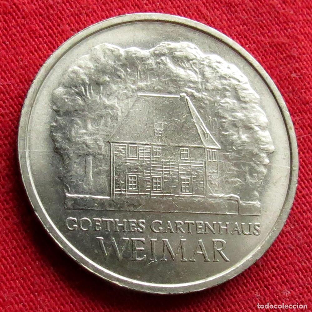 Monedas antiguas de Europa: Alemania DDR 5 marka 1982 Weimar