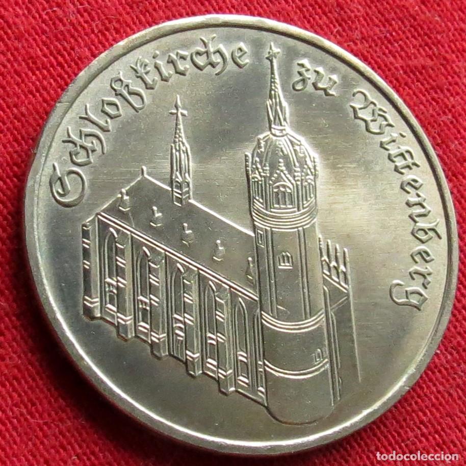 Monedas antiguas de Europa: Alemania DDR 5 marka 1983 Wittenberg