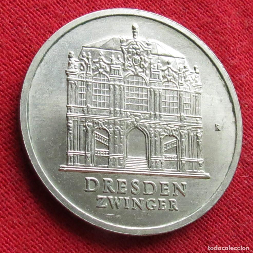 Monedas antiguas de Europa: Alemania DDR 5 marka 1985 Dresden Zwinger