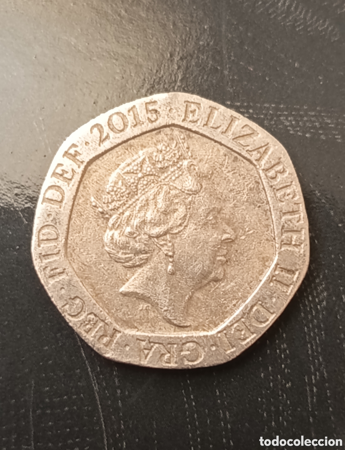 Monedas antiguas de Europa: Moneda 20 Peniques U.K 2015