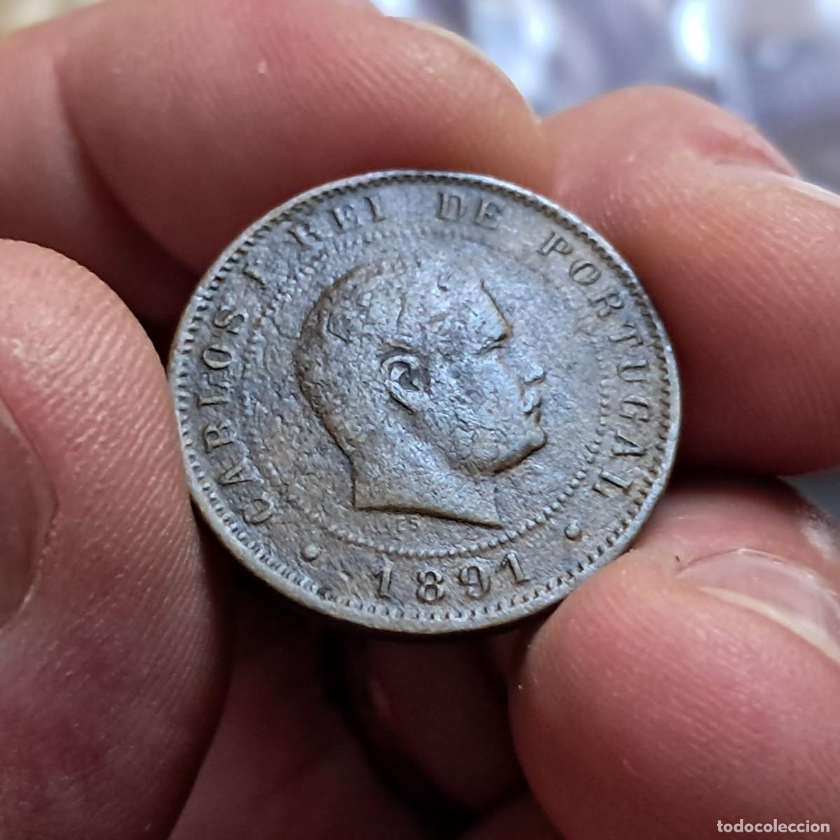 Monedas antiguas de Europa: MONEDA DE PORTUGAL 10 R&Eacute;IS 1891 F, - Charles I KM# 532, Gomes# C1 02, Gomes# 01, Sch&ouml;n# 2, N# 5793.