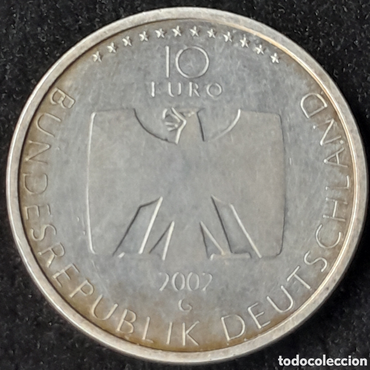 Monedas antiguas de Europa: Alemania 2002, moneda plata de 19 euros