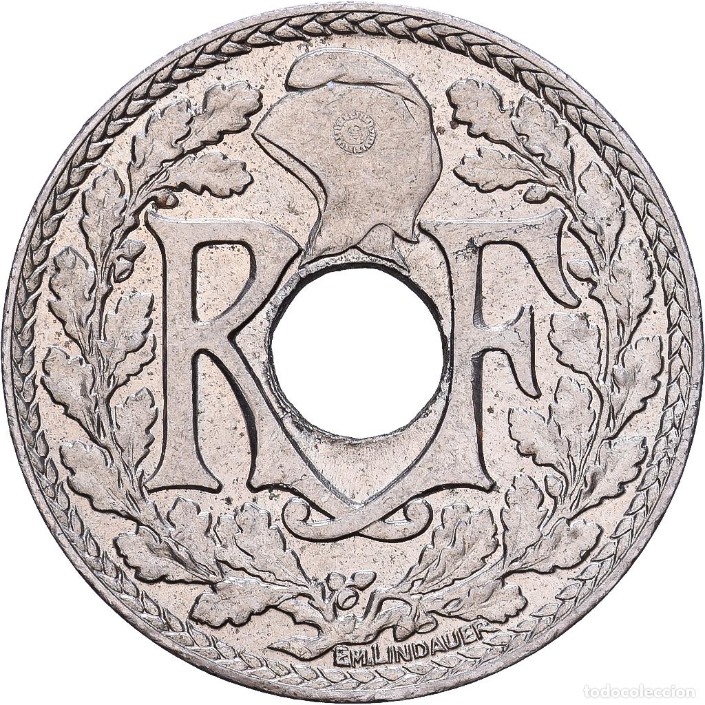 Monedas antiguas de Europa: [#228539] Francia, 10 Centimes, Lindauer, 1936, Cobre - n&iacute;quel, MBC, KM:866a