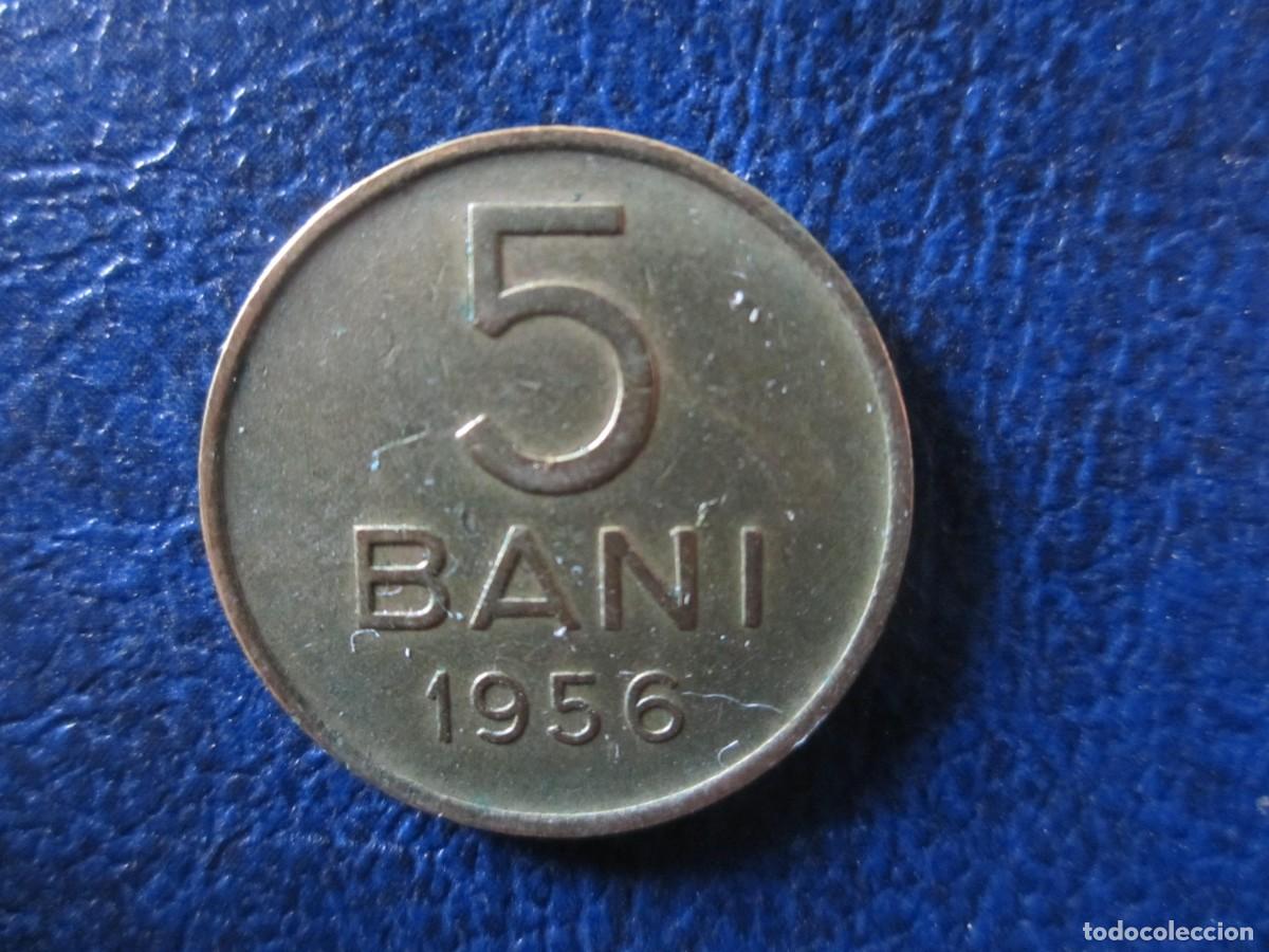 Monedas antiguas de Europa: Ruman&iacute;a 5 bani 1956 RPR