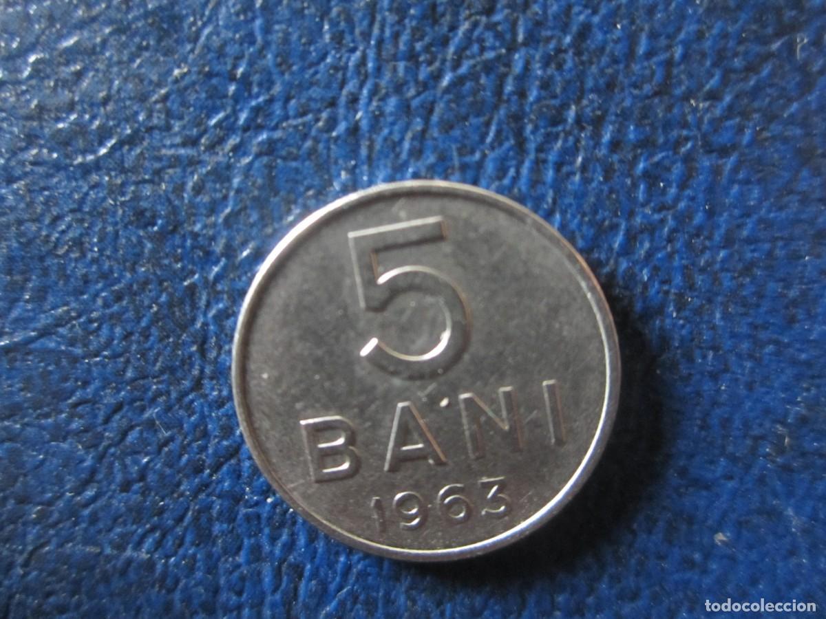 Monedas antiguas de Europa: Ruman&iacute;a 5 bani 1963 RPR