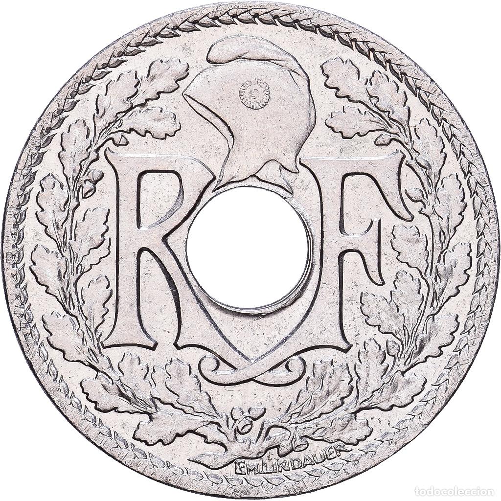 Monedas antiguas de Europa: [#228560] Francia, 10 Centimes, Lindauer, 1927, Cobre - n&iacute;quel, EBC, KM:866a