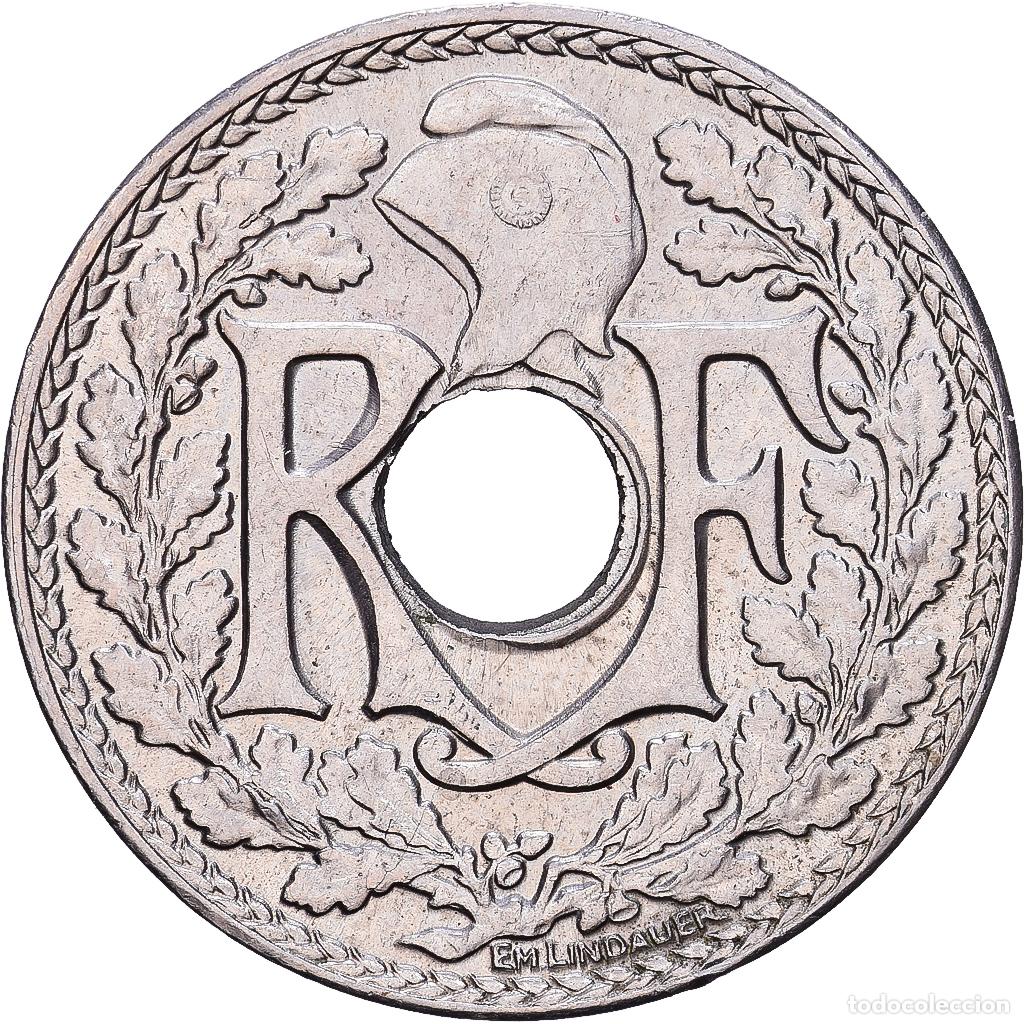 Monedas antiguas de Europa: [#228558] Francia, 10 Centimes, Lindauer, 1927, Cobre - n&iacute;quel, MBC+, KM:866a