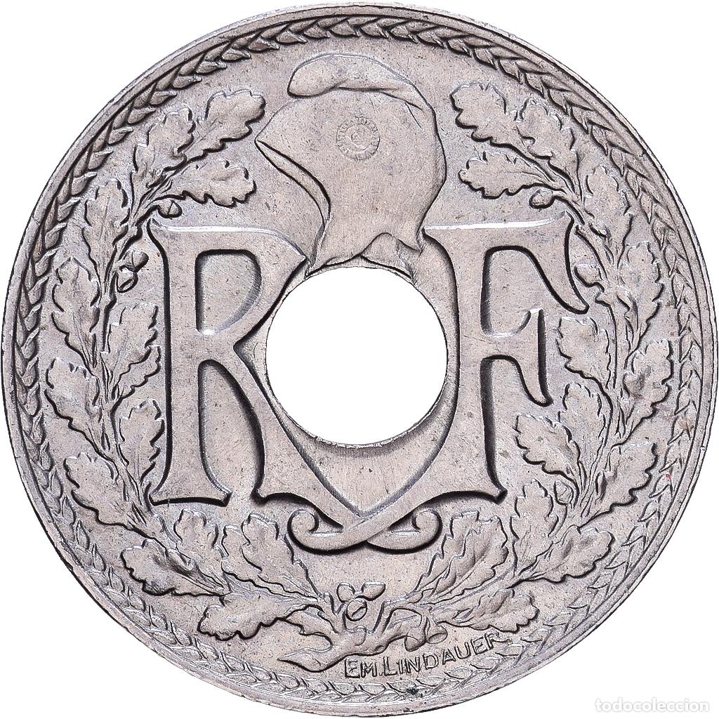 Monedas antiguas de Europa: [#228561] Francia, 10 Centimes, Lindauer, 1917, Cobre - n&iacute;quel, EBC, KM:866a