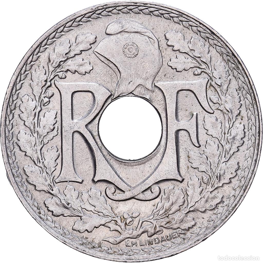 Monedas antiguas de Europa: [#228562] Francia, 10 Centimes, Lindauer, 1917, Cobre - n&iacute;quel, MBC+, KM:866a