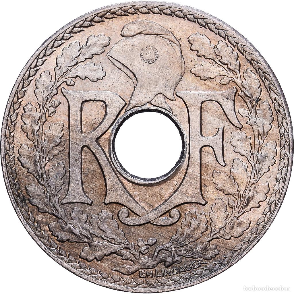 Monedas antiguas de Europa: [#228564] Francia, 10 Centimes, Lindauer, 1921, Cobre - n&iacute;quel, MBC, KM:866a