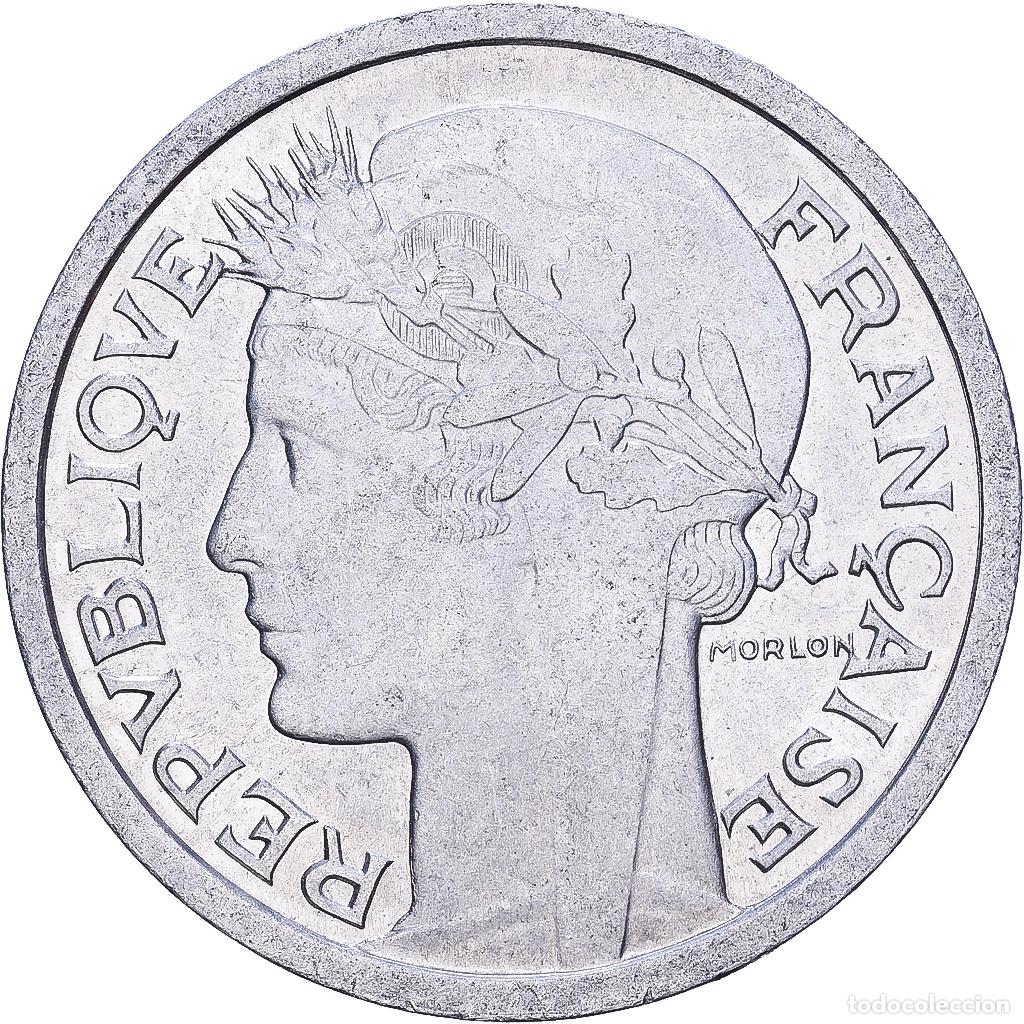 Monedas antiguas de Europa: [#228606] Francia, Franc, Morlon, 1959, Aluminio, EBC, KM:885a.1