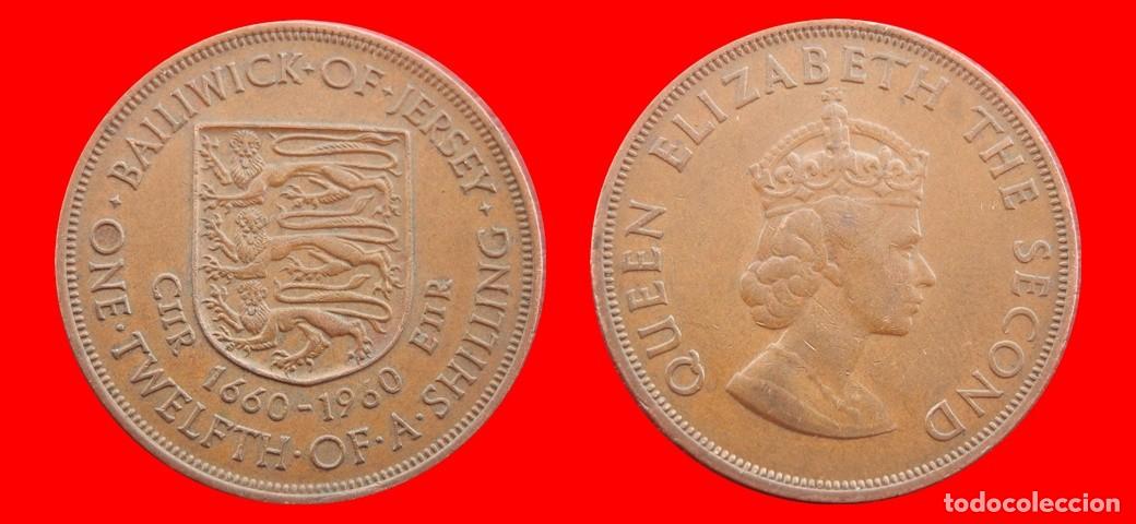 Monedas antiguas de Europa: 1/12 CHELIN SHILLING 1960 JERSEY-154955