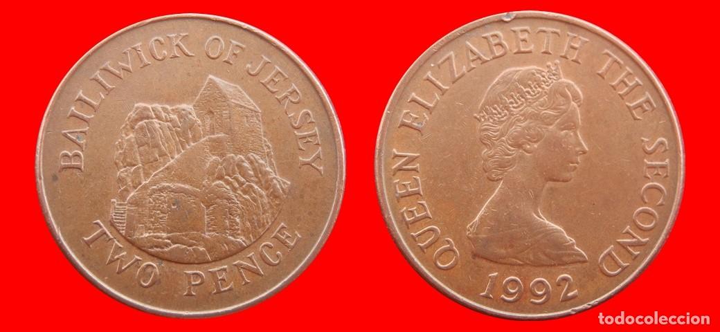 Monedas antiguas de Europa: 2 PENIQUES PENCE 1992 JERSEY-154966