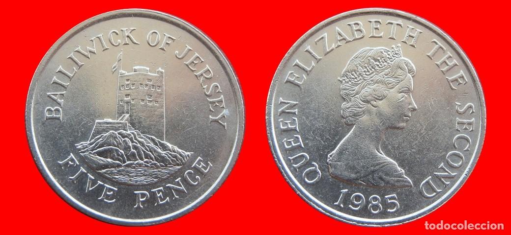 Monedas antiguas de Europa: 5 PENIQUES PENCE 1985 JERSEY-154969
