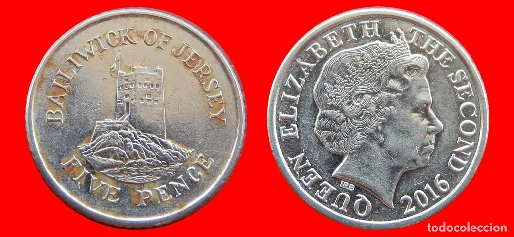 Monedas antiguas de Europa: 5 PENIQUES PENCE 2016 JERSEY-154973