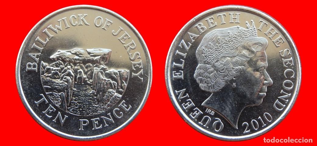Monedas antiguas de Europa: 10 PENIQUES PENCE 2010 JERSEY-154976