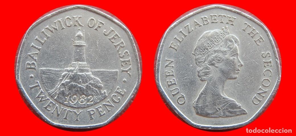 Monedas antiguas de Europa: 20 PENIQUES PENCE 1982 JERSEY-154977