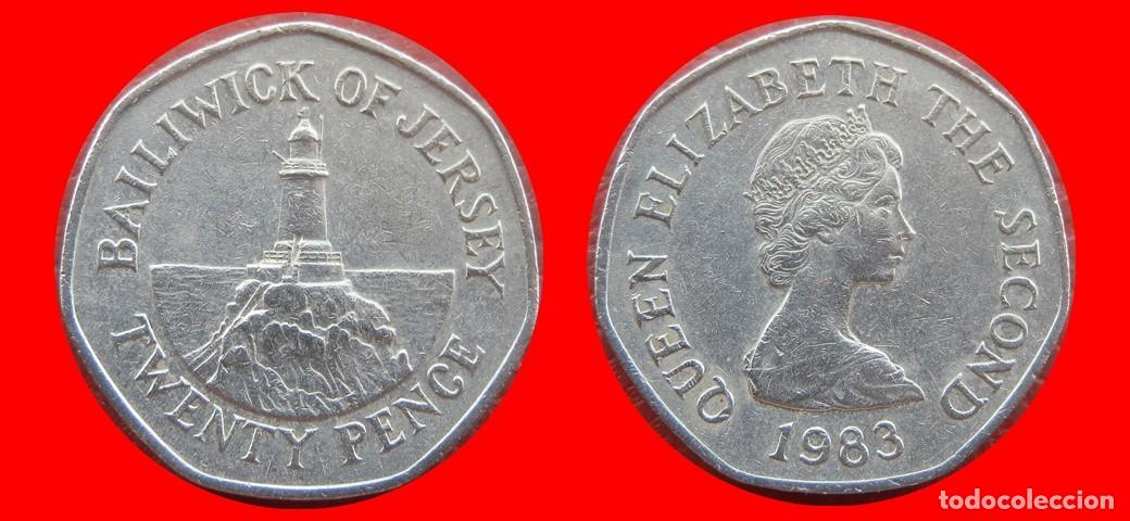 Monedas antiguas de Europa: 20 PENIQUES PENCE 1983 JERSEY-154978