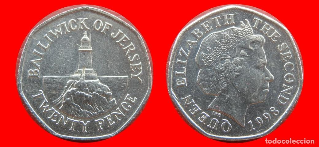 Monedas antiguas de Europa: 20 PENIQUES PENCE 1998 JERSEY-154980
