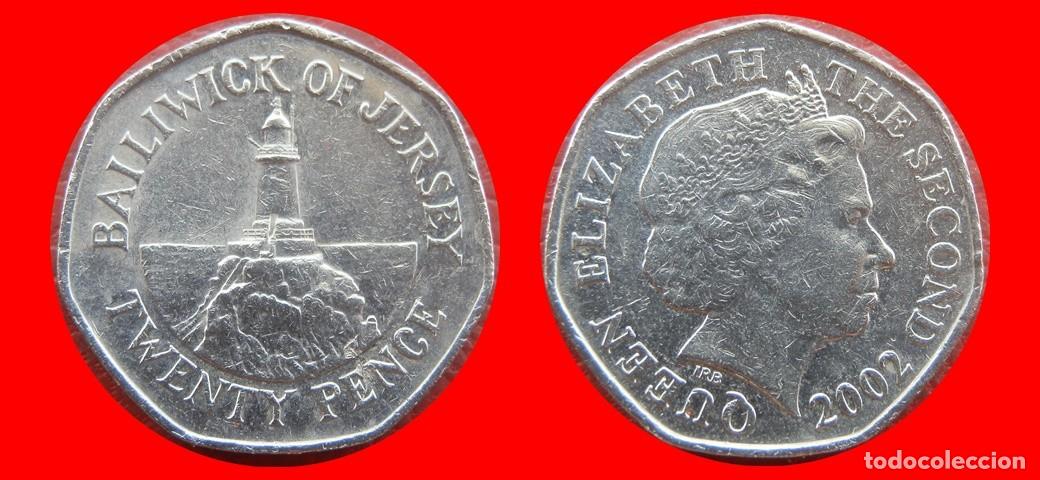 Monedas antiguas de Europa: 20 PENIQUES PENCE 2002 JERSEY-154981