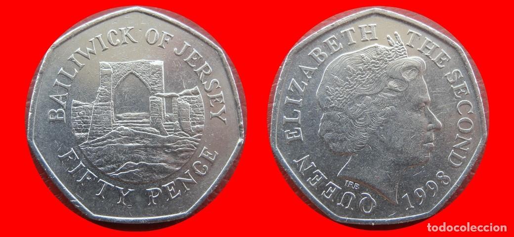 Monedas antiguas de Europa: 50 PENIQUES PENCE 1998 JERSEY-154988