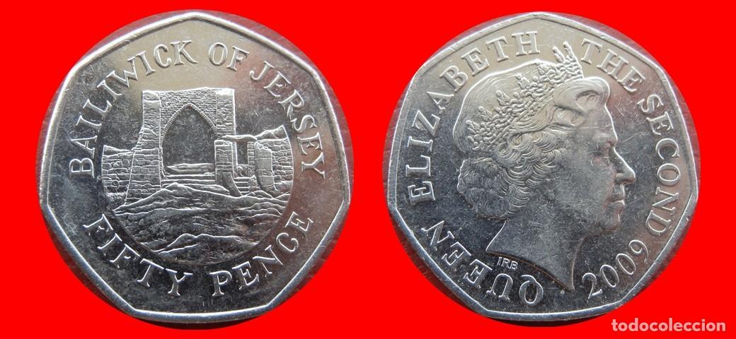Monedas antiguas de Europa: 50 PENIQUES PENCE 2009 JERSEY-154990