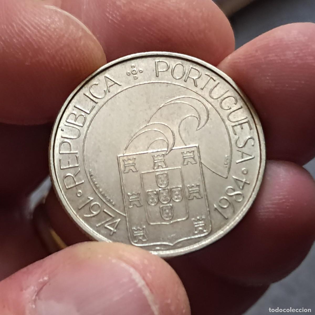 Monedas antiguas de Europa: MONEDA DE PORTUGAL 25 ESCUDOS ND (1984) INCM UNC, (A&ntilde;o Intern. personas discapacitadas) KM# 624.