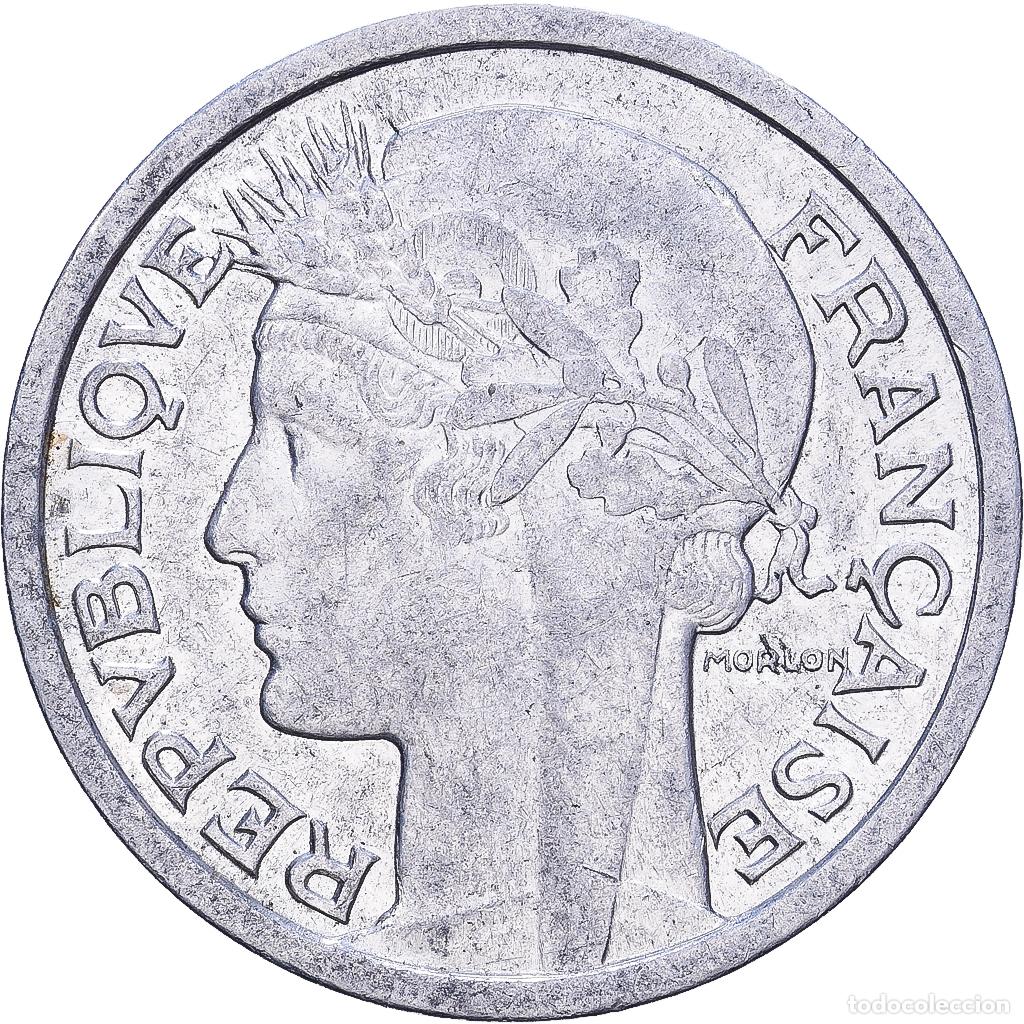Monedas antiguas de Europa: [#228615] Francia, Franc, Morlon, 1958, Aluminio, MBC, KM:885a.1