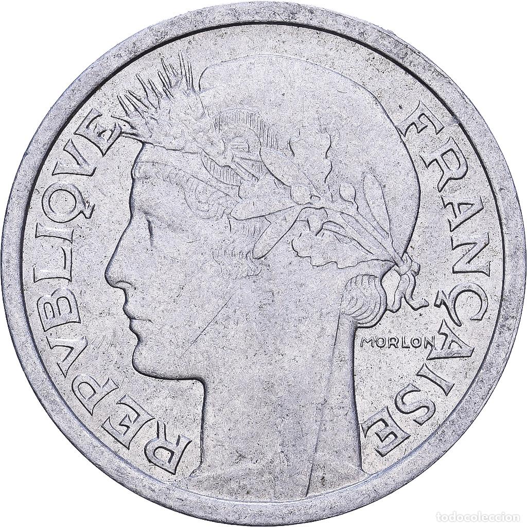 Monedas antiguas de Europa: [#228618] Francia, Franc, Morlon, 1950, Aluminio, MBC, KM:885a.1