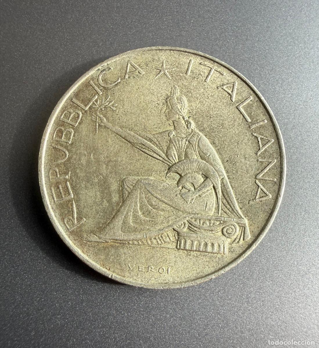Monedas antiguas de Europa: Italia 500 Liras 1961-R Centenario Unificaci&oacute;n Plata 500 Lire 1961-R