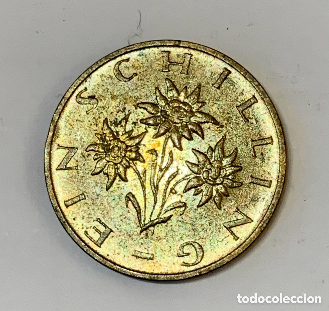Monedas antiguas de Europa: Moneda. Republik Osterreich. 1 Schilling 1991.