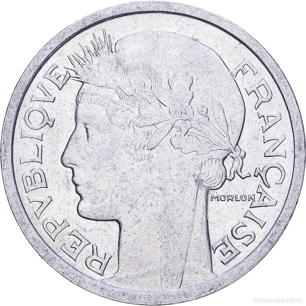 Monedas antiguas de Europa: [#228623] Francia, Franc, Morlon, 1948, Aluminio, MBC+, KM:885a.1