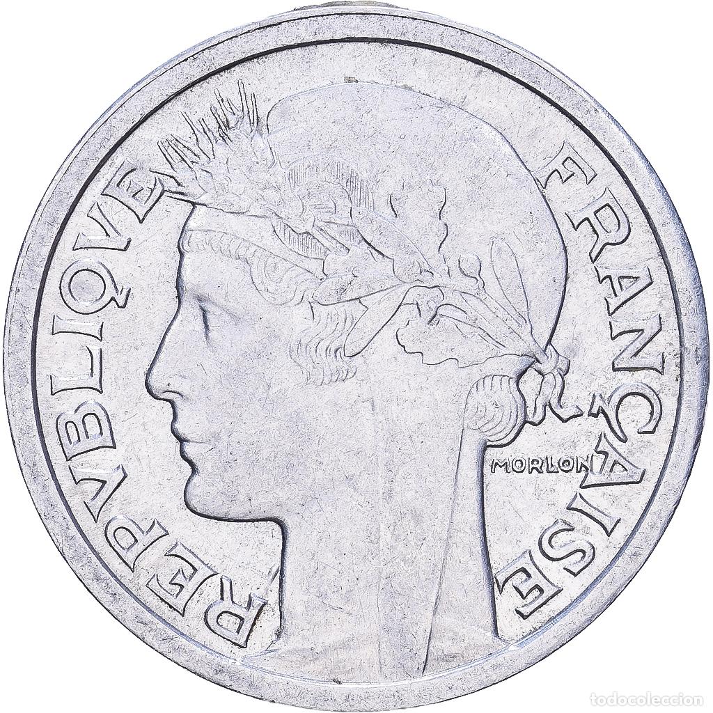 Monedas antiguas de Europa: [#228630] Francia, Franc, Morlon, 1947, Aluminio, MBC+, KM:885a.1
