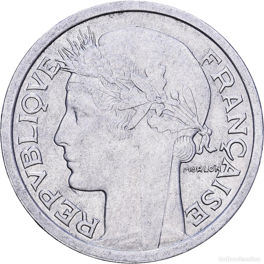 Monedas antiguas de Europa: [#228629] Francia, Franc, Morlon, 1947, Aluminio, MBC, KM:885a.1
