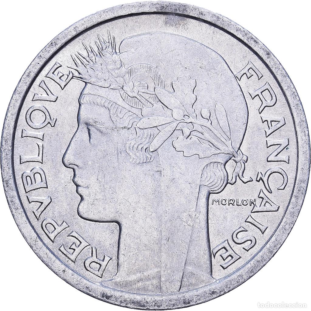 Monedas antiguas de Europa: [#228640] Francia, Franc, Morlon, 1949, Aluminio, MBC, KM:885a.1