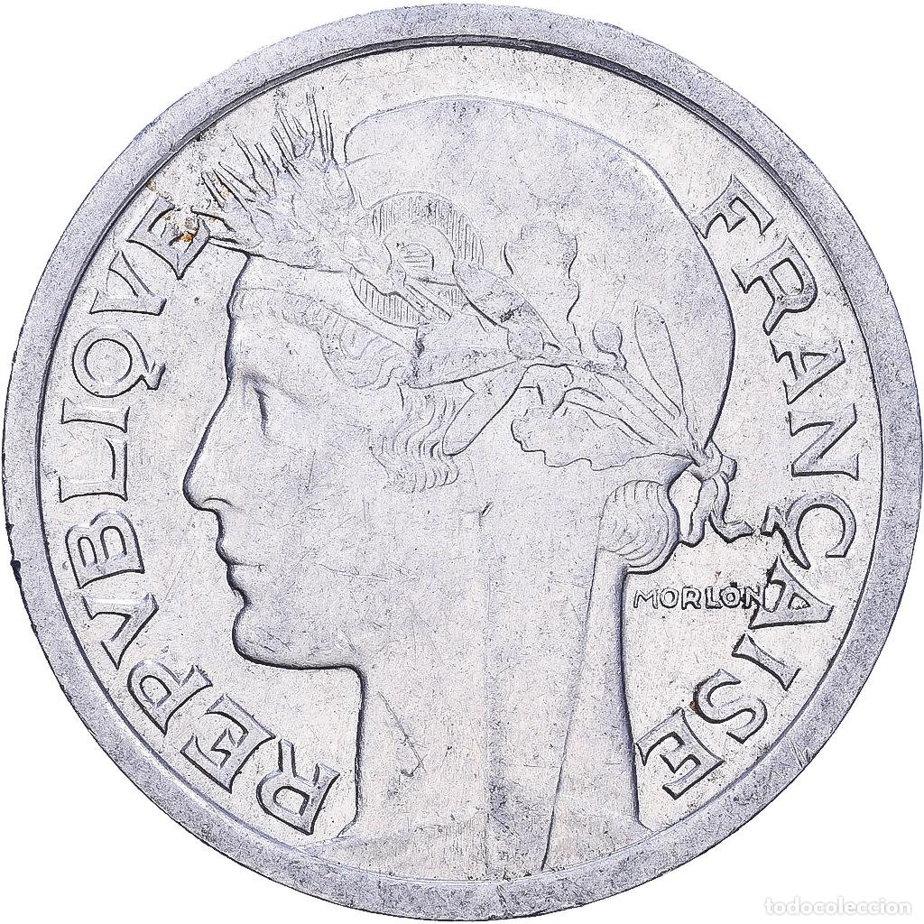 Monedas antiguas de Europa: [#228655] Francia, Franc, Morlon, 1945, Aluminio, MBC, KM:885a.1