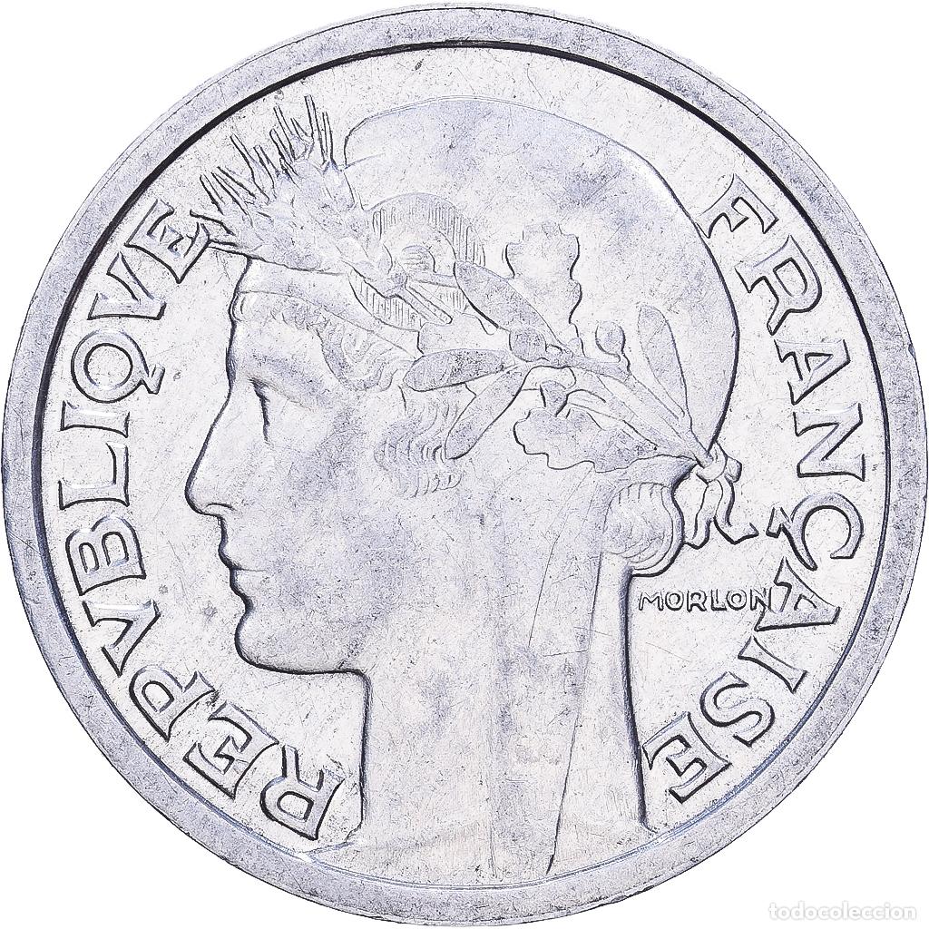 Monedas antiguas de Europa: [#228656] Francia, Franc, Morlon, 1945, Aluminio, MBC+, KM:885a.1