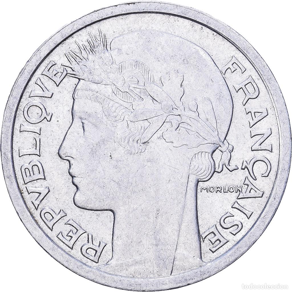 Monedas antiguas de Europa: [#228659] Francia, Franc, Morlon, 1948, Beaumont - Le Roger, Aluminio, MBC+, KM:885a.2