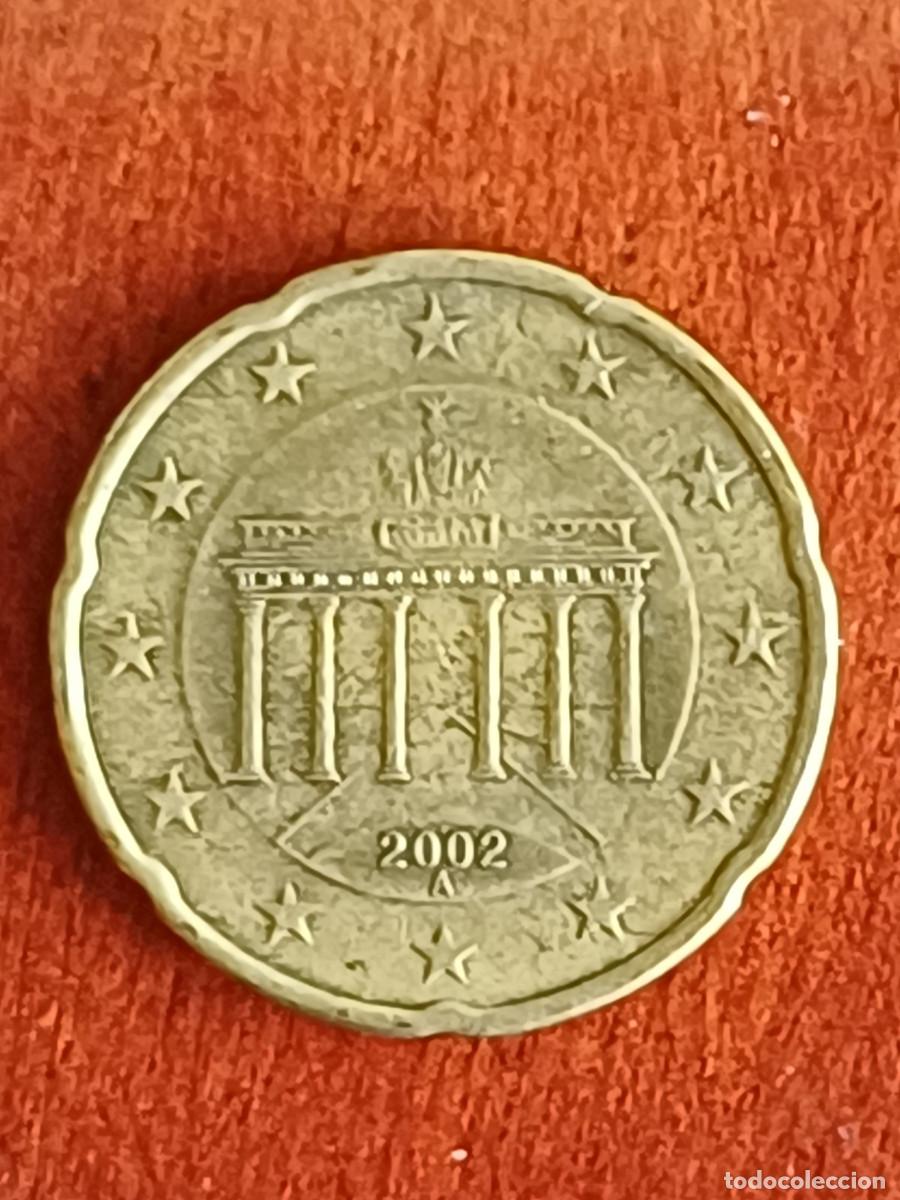 Monedas antiguas de Europa: 20 centimos Alemania 2002 ceca A. En buen estado
