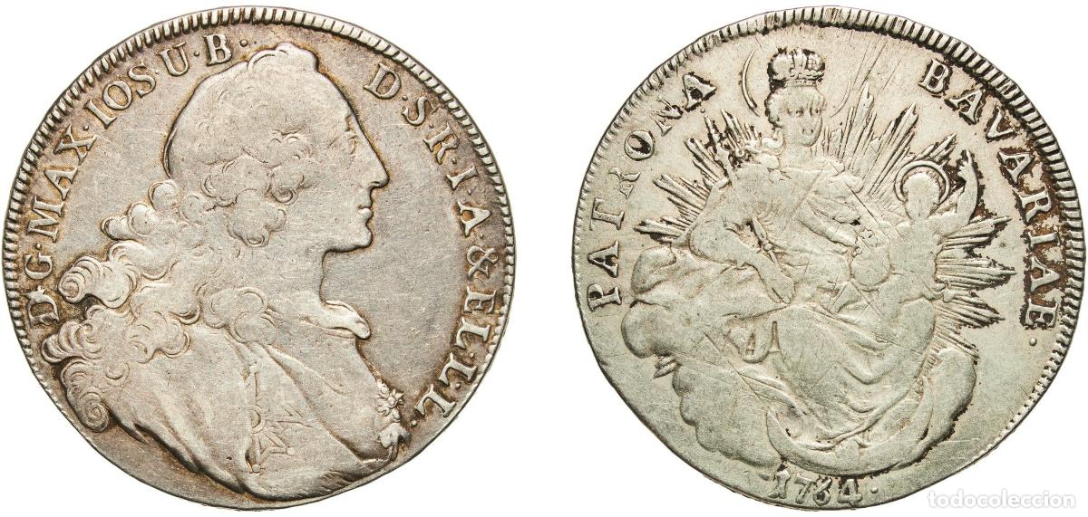 Monedas antiguas de Europa: Germany Electorate of Bavaria German states 1764 1 Conventionsthaler - Maximilian III Joseph Silver