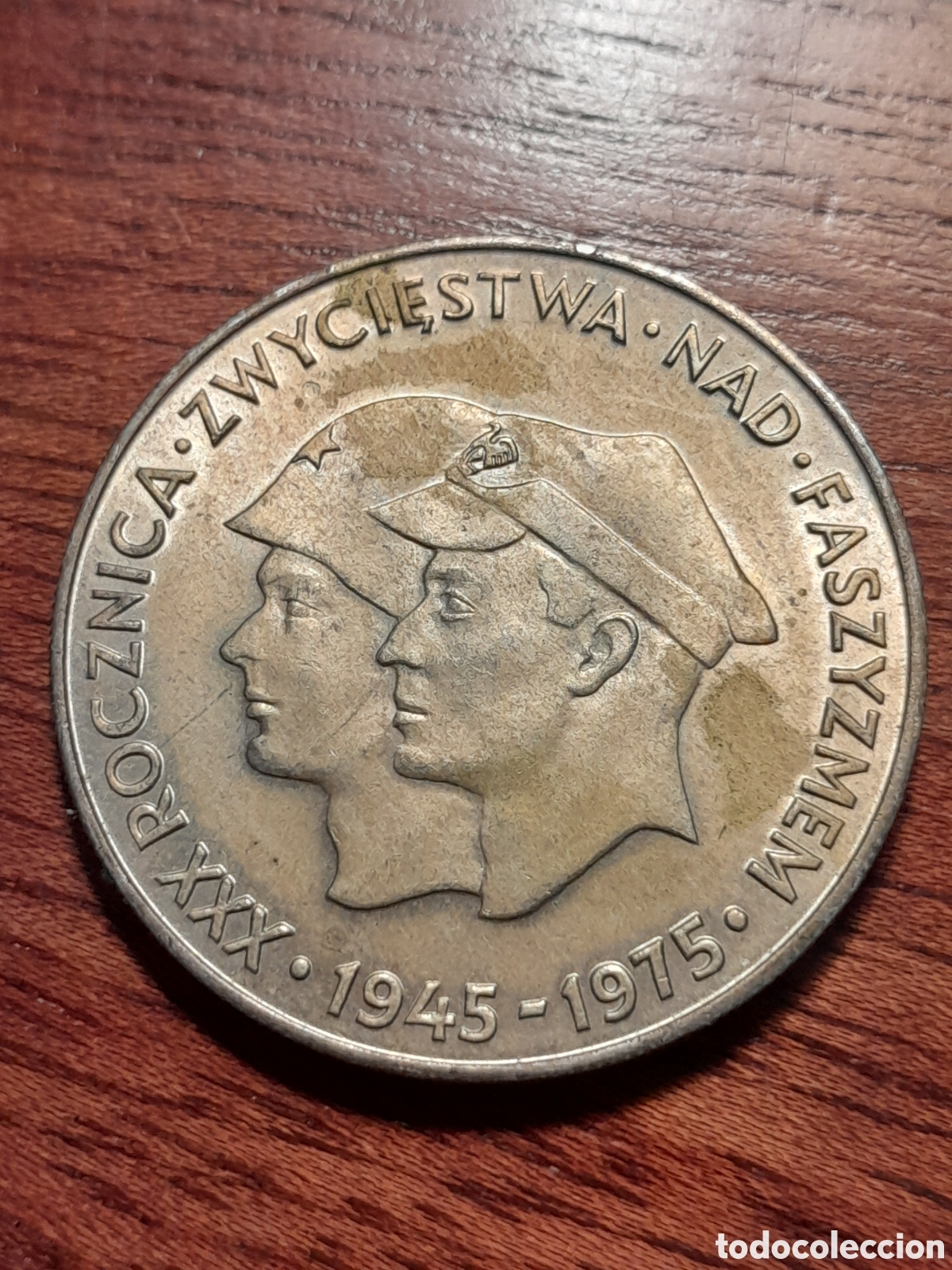 Monedas antiguas de Europa: Polonia 1975, moneda plata 200 zlotys zlotych