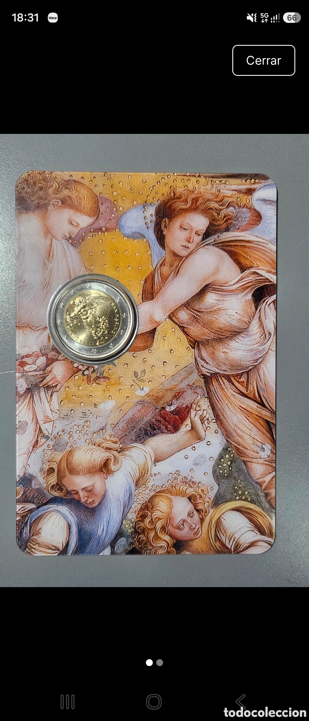 Monedas antiguas de Europa: 2 euros San Marino 2023 &ndash; Luca Signorelli &ndash; Coincard oficial